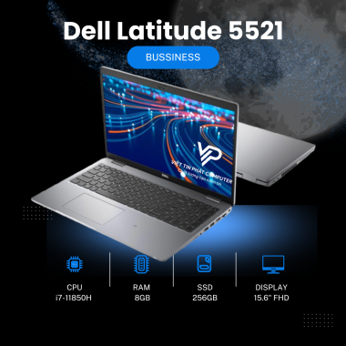 [Likw New]  Dell Latitude 5521 /  Intel Core i7-11850H / Ram 8G / SSD 256GB /  Màn   hình 15,6