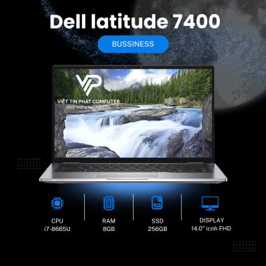 [Like New] Dell latitude 7400 / Intel Core i7-8665U / Ram 8G / SSD 256GB / Màn hình  14