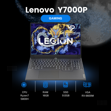 [Like New] Lenovo  Y7000P / AMD Ryzen 7 5800H / Ram 16G / SSD  512G / Màn hình 15.6
