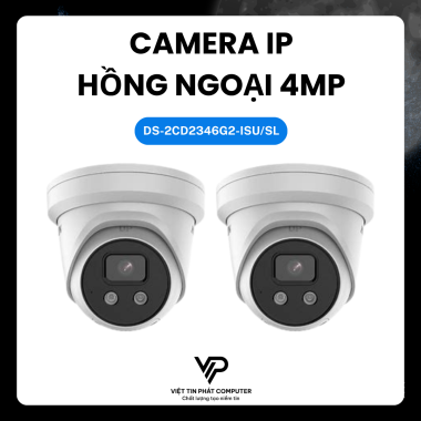 CAMERA IP HỒNG NGOẠI 4MP HIKVISION DS-2CD2346G2-ISU/SL