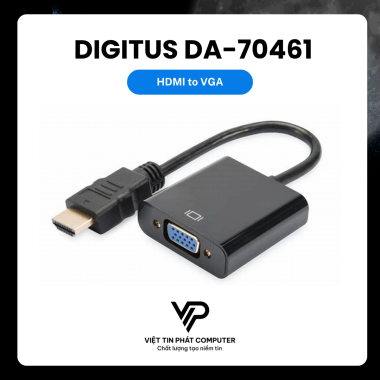 CÁP DIGITUS HDMI to VGA Converter DA-70461
