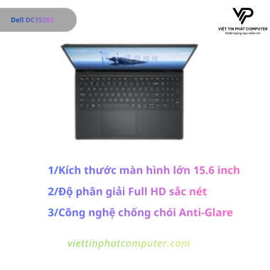 [ New ]Dell DC15250  Intel Core i5-1334U/ Ram 8GB / SSD 512GB /   Intel UHD Graphics / Màn hình 15.6 FHD 120Hz / Hệ điều hành  Ubuntu / CARBON BLACK
