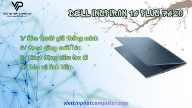 [ Like New ] Dell inspiron 16 7620 / Intel Core i7-12700H / Ram 16G /SSD 512GB / RTX3060 6G / Màn hình 16