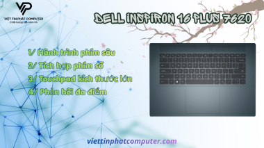 [ Like New ] Dell inspiron 16 7620 / Intel Core i7-12700H / Ram 16G /SSD 512GB / RTX3060 6G / Màn hình 16