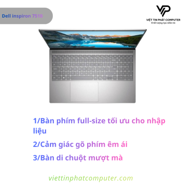 [ Like New ] Dell inspiron 7510 / Intel Core i7-11800H / Ram 16G / SSD 512G / RTX3050 4G / Màn hình 15.6