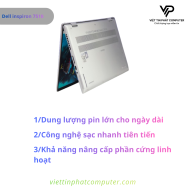 [ Like New ] Dell inspiron 7510 / Intel Core i7-11800H / Ram 16G / SSD 512G / RTX3050 4G / Màn hình 15.6