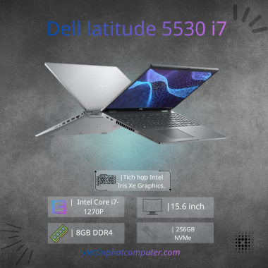[ Likw new] Dell latitude 5530，Intel Core i7-1270/ RAM 8G / SSD 256G NVMe /màn 15.6