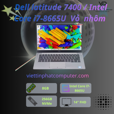 [Like New] Dell latitude 7400 / Intel Core i7-8665U / Ram 8G / SSD 256GB / Màn hình  14