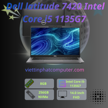 [ Like New ] Dell latitude 7420 / Intel Core i5 1135G7 / Ram 8G /  SSD 256G / Màn hình 14