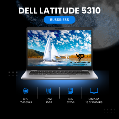 DELL LATITUDE 5310 I7-10610U | 8GB | 512GB | 13.3