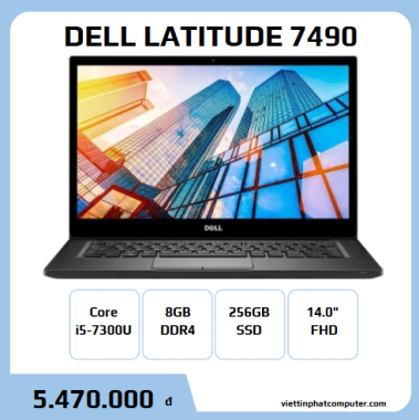 DELL LATITUDE 7490 i5-7300U RAM 8G SSD 256G 14