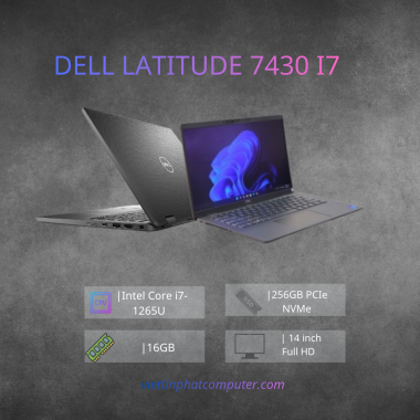 [Like new] Dell latitude 7430 Intel Core i7-1265U Ram 32G SSD 256G màn  14