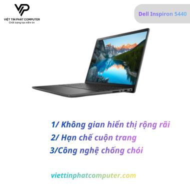 [New] Dell Inspiron 5440-5463BLK-PUS  Intel Core i5-1334U / Ram 8GB DDR5/ SSD 512GB /Màn hình 14.0