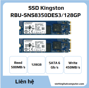 (NEW) Ổ cứng SSD Kingston 128GB RBU-SNS8350DES3/128GP