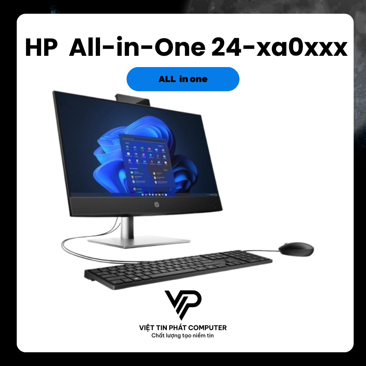 [ Like New ] HP Pavilion All-in-One 24-xa0xxx /  Intel Core i5-8400T / Ram 16GB / SSD 256GB  NVMe + 1TB HDD / Màn hình  23.8 inch FHD Cảm ứng