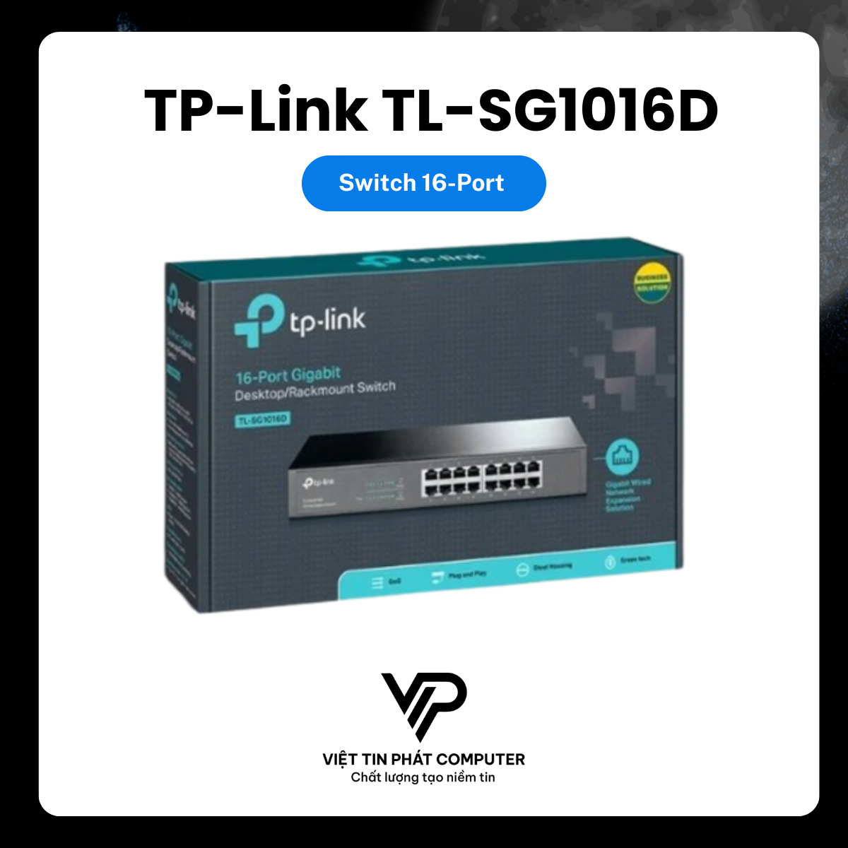 Switch 16-Port Gigabit TP-Link TL-SG1016D