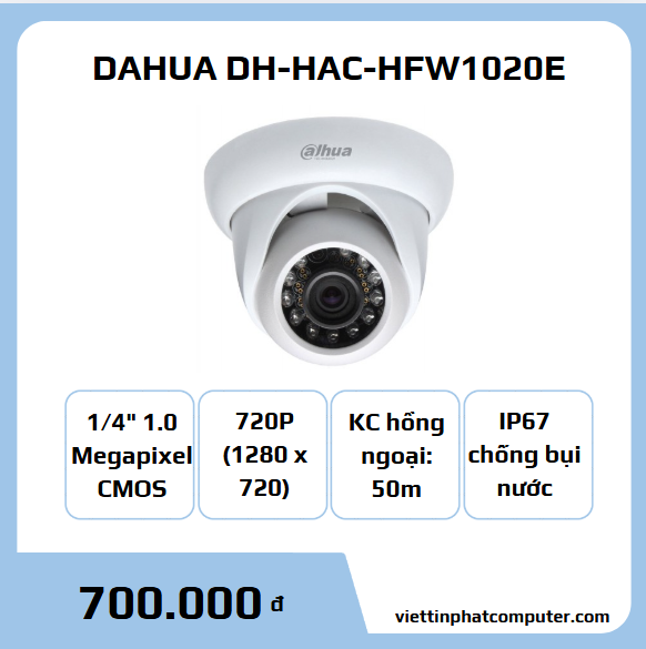 Dahua DH-HAC-HFW1020E