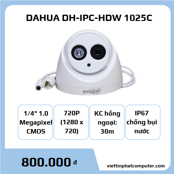 DAHUA DH-IPC-HDW1025C