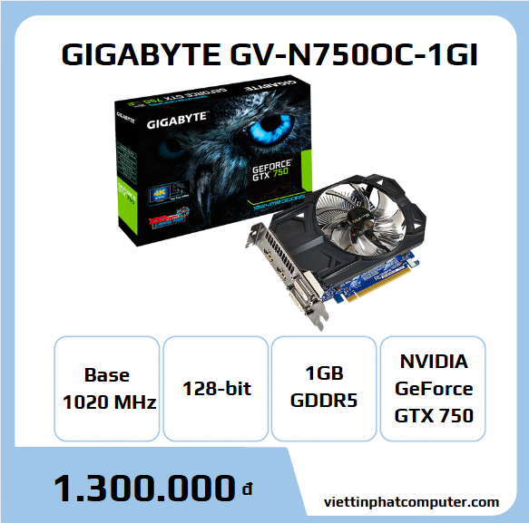 GIGABYTE GV-N750OC-1GI