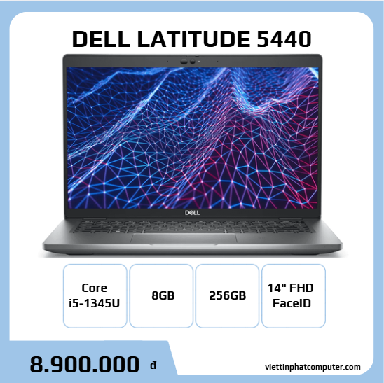 DELL LATITUDE 5440 | i5-1345U | 8GB | 256GB | 14