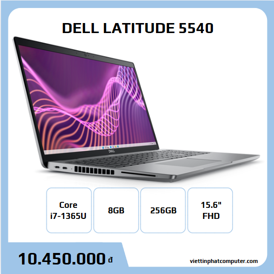 DELL LATITUDE 5540 | i7-1365U | 8GB | 256GB | 15.6