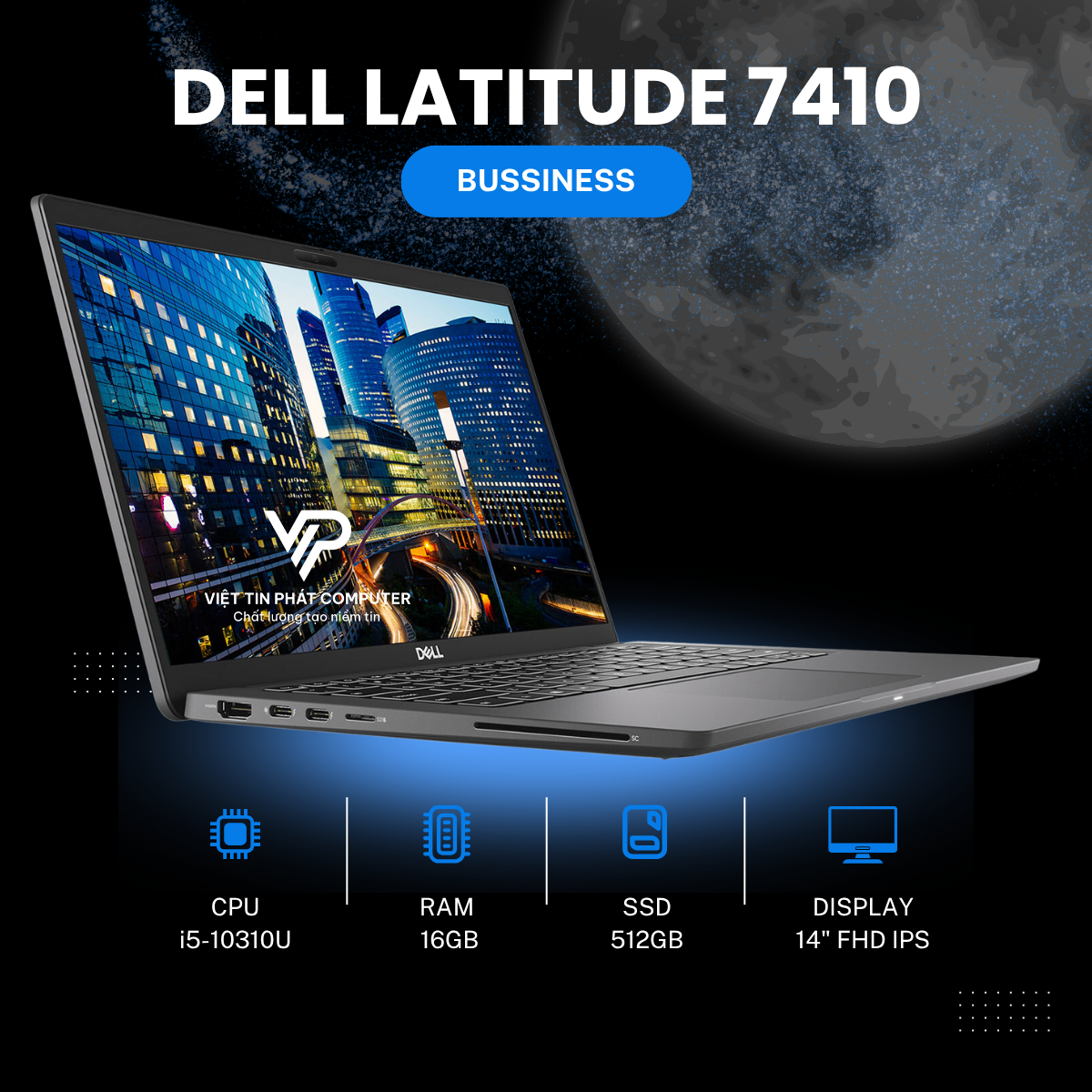 DELL LATITUDE 7410 i5-10310U | 16G | 512G | 14