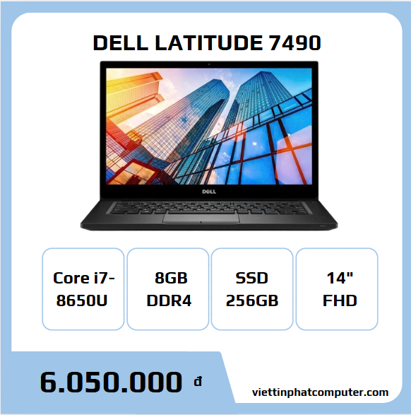 DELL LATITUDE 7490 i7-8650U RAM 8G SSD 256G 14