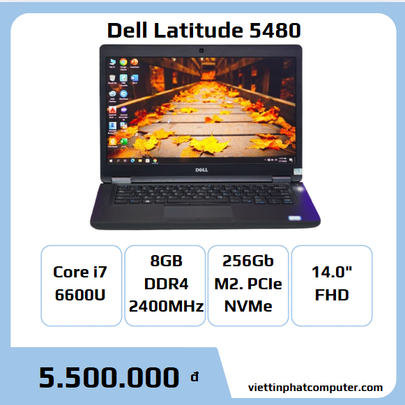 Dell Latitude 5480 I7-6600U/ 8Gb/ SSD 512Gb /Vga 930MX /14.1