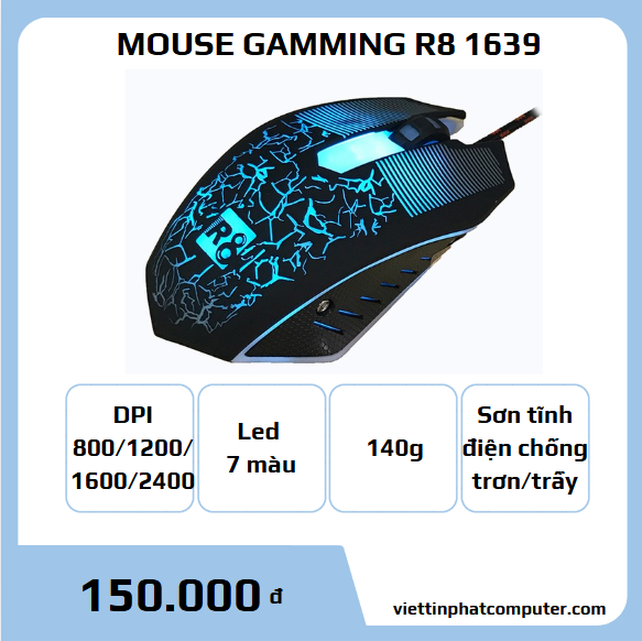 CHUỘT GAMMING R8 1639